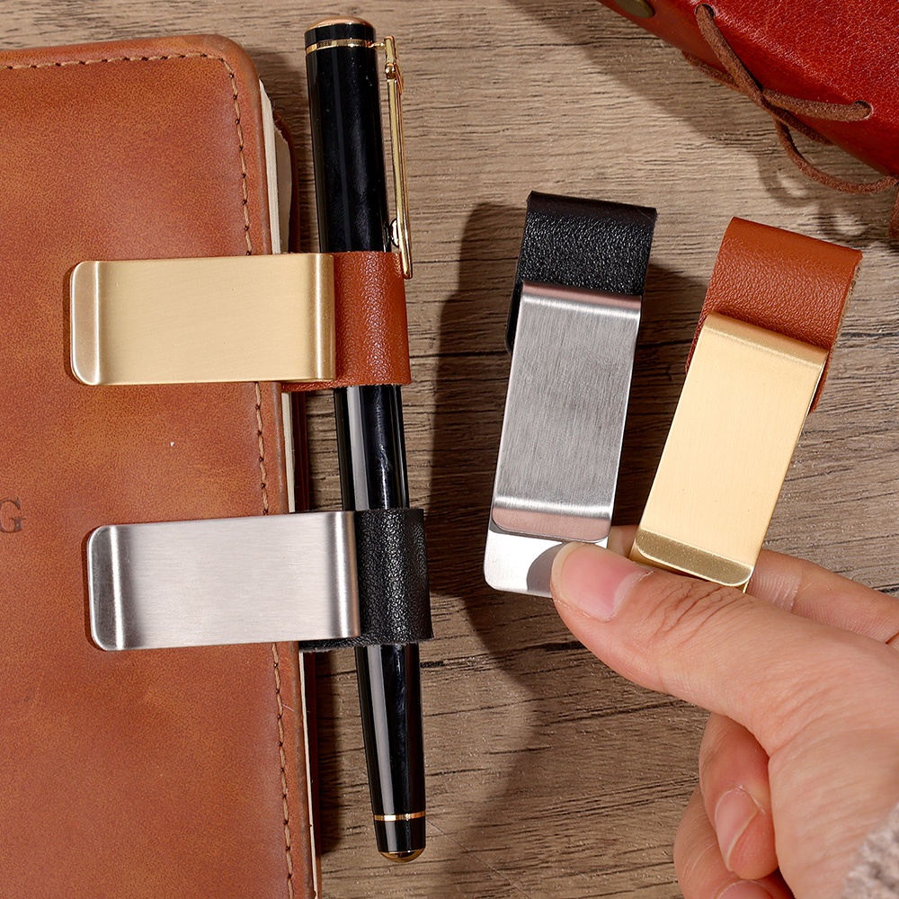 Vintage Leather Journal Notebook - Tempat Pena Kulit Buatan Tangan Vintage