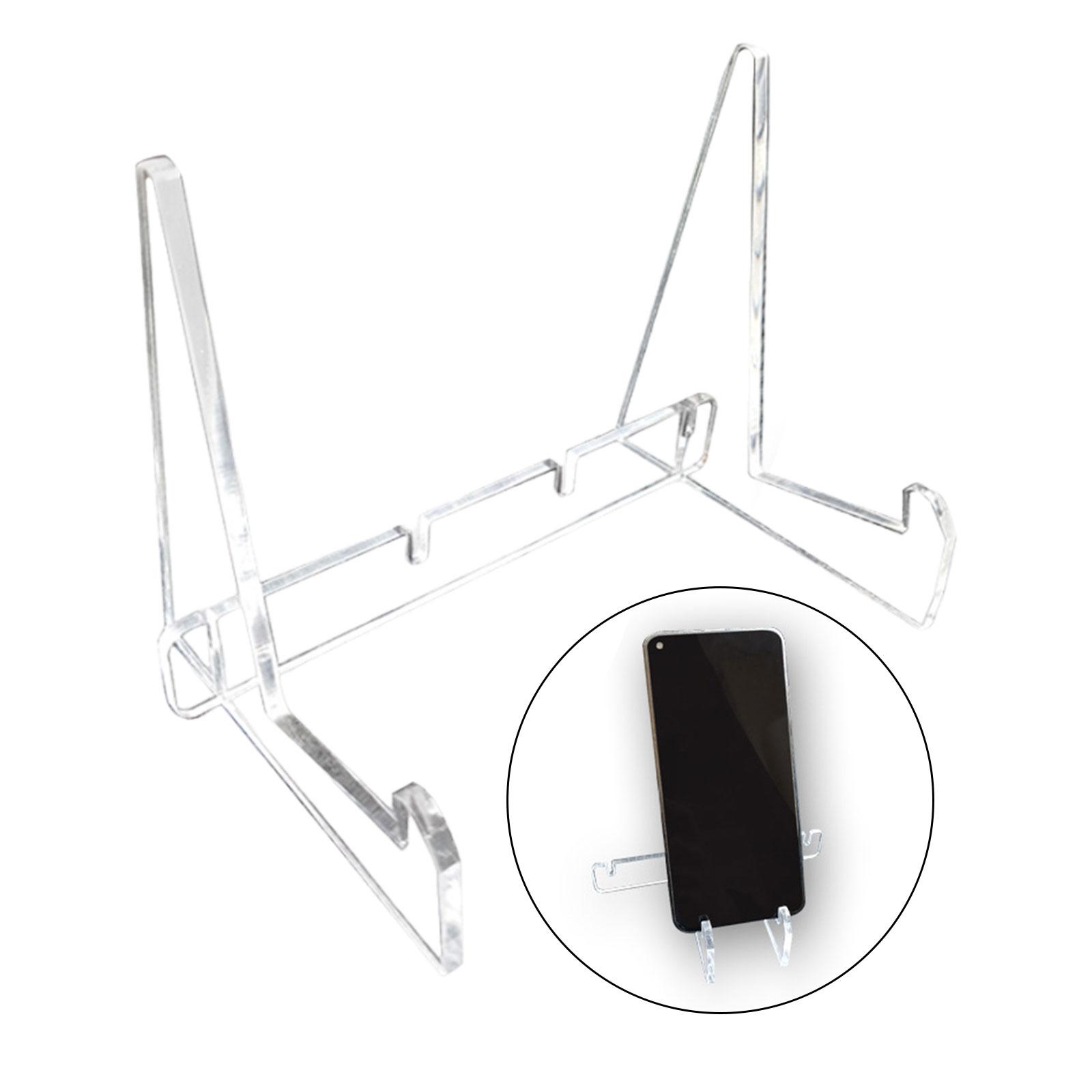 Clear Acrylic Book Stand Holder - Penyangga Buku Akrilik, Tempat Pajangan Buku