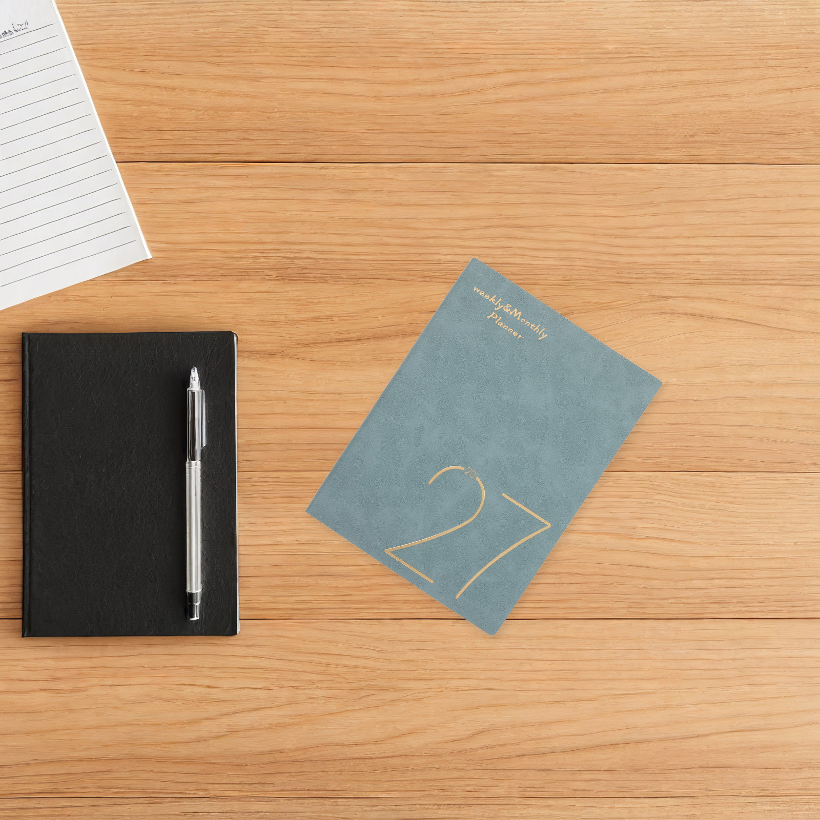A5 Spiral Dotted Grid Notebook - Buku Catatan Perencana Mingguan dan Bulanan