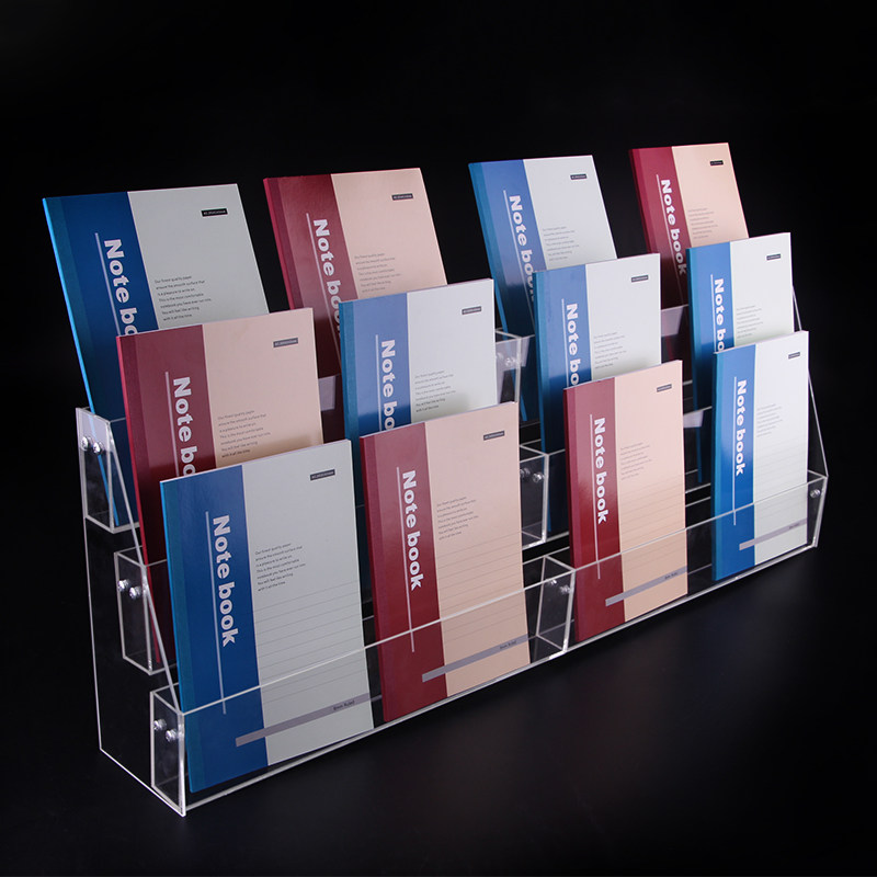 Rak Penyimpanan Buku Akrilik T - Clear Acrylic Book Stand Holder ulasan dan harga