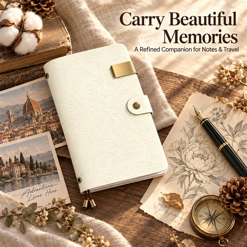 Buku Catatan Perjalanan A6 den - Vintage Leather Journal Notebook ulasan dan harga