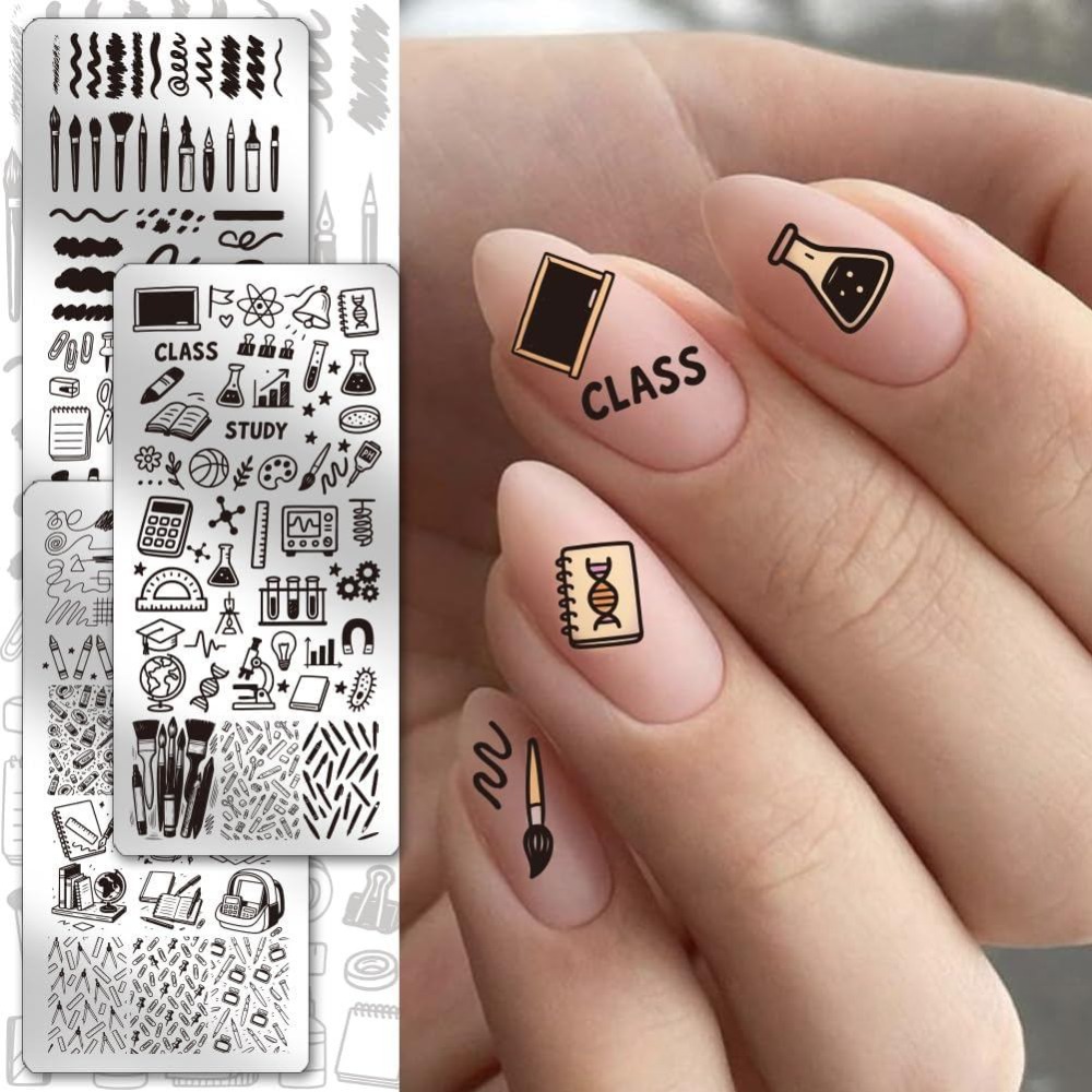3pcs Alat Tulis Pelat Stempel  - Stationery Books ulasan dan harga