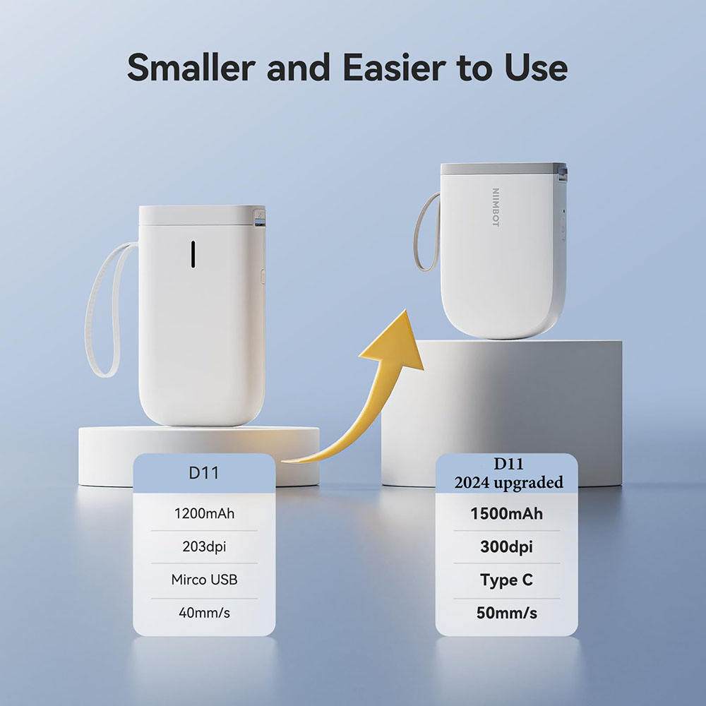 Niimbot D11 Printer Termal Min - Mini Pocket Thermal Printer Paper Roll ulasan dan harga