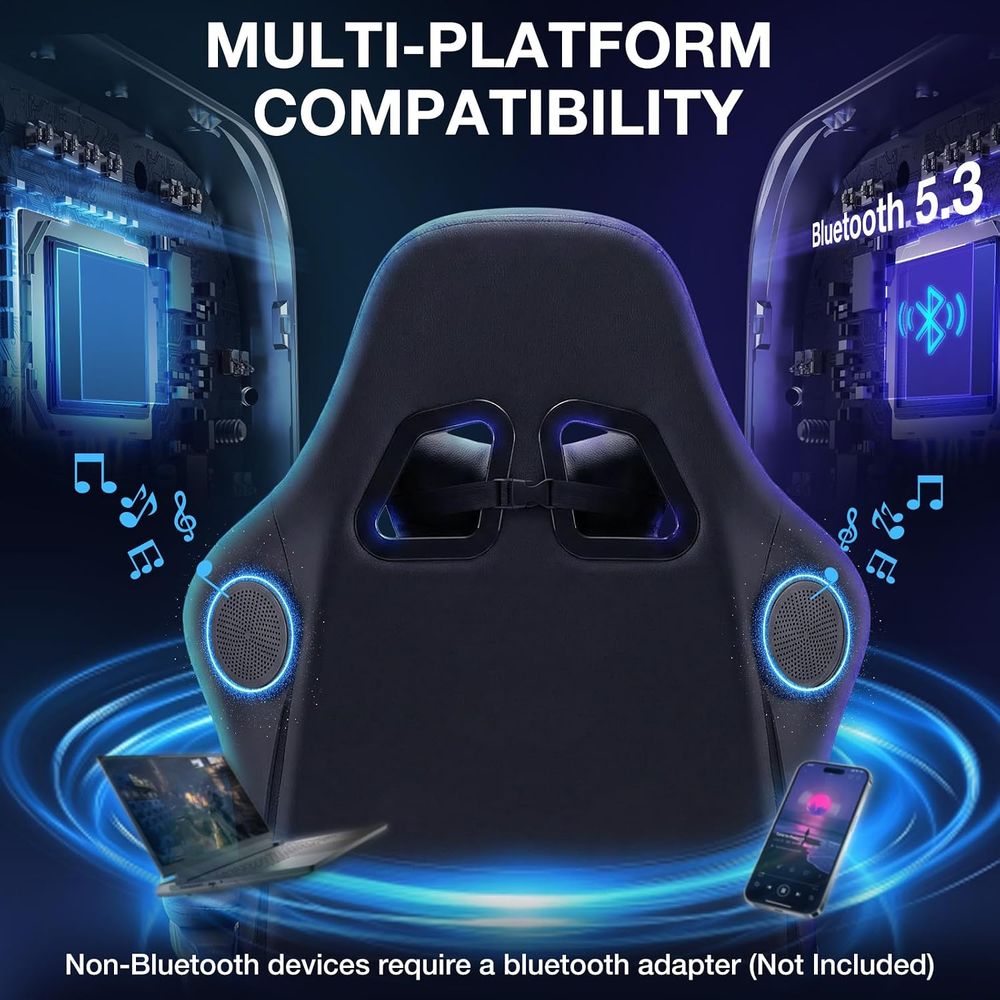 Kursi Gaming RGB dengan Speake - Music ulasan dan harga