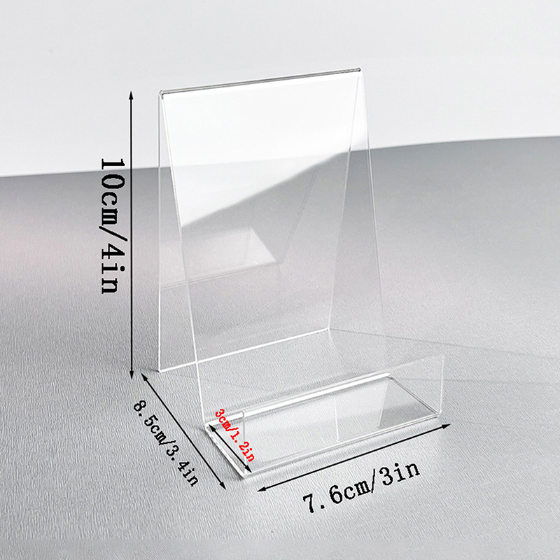 Stand Pajangan Majalah Tempat  - Clear Acrylic Book Stand Holder ulasan dan harga