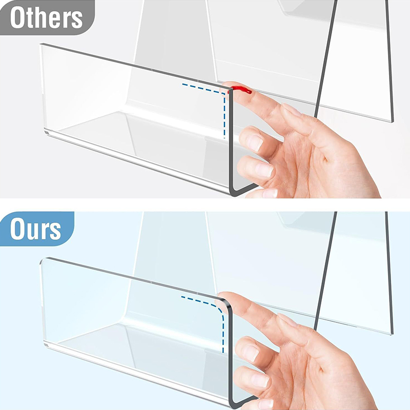 Stand Pajangan Majalah Tempat  - Clear Acrylic Book Stand Holder ulasan dan harga