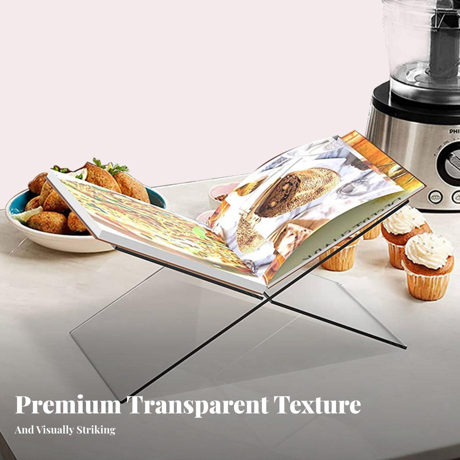 Penyangga Buku Akrilik Tebal T - Clear Acrylic Book Stand Holder ulasan dan harga
