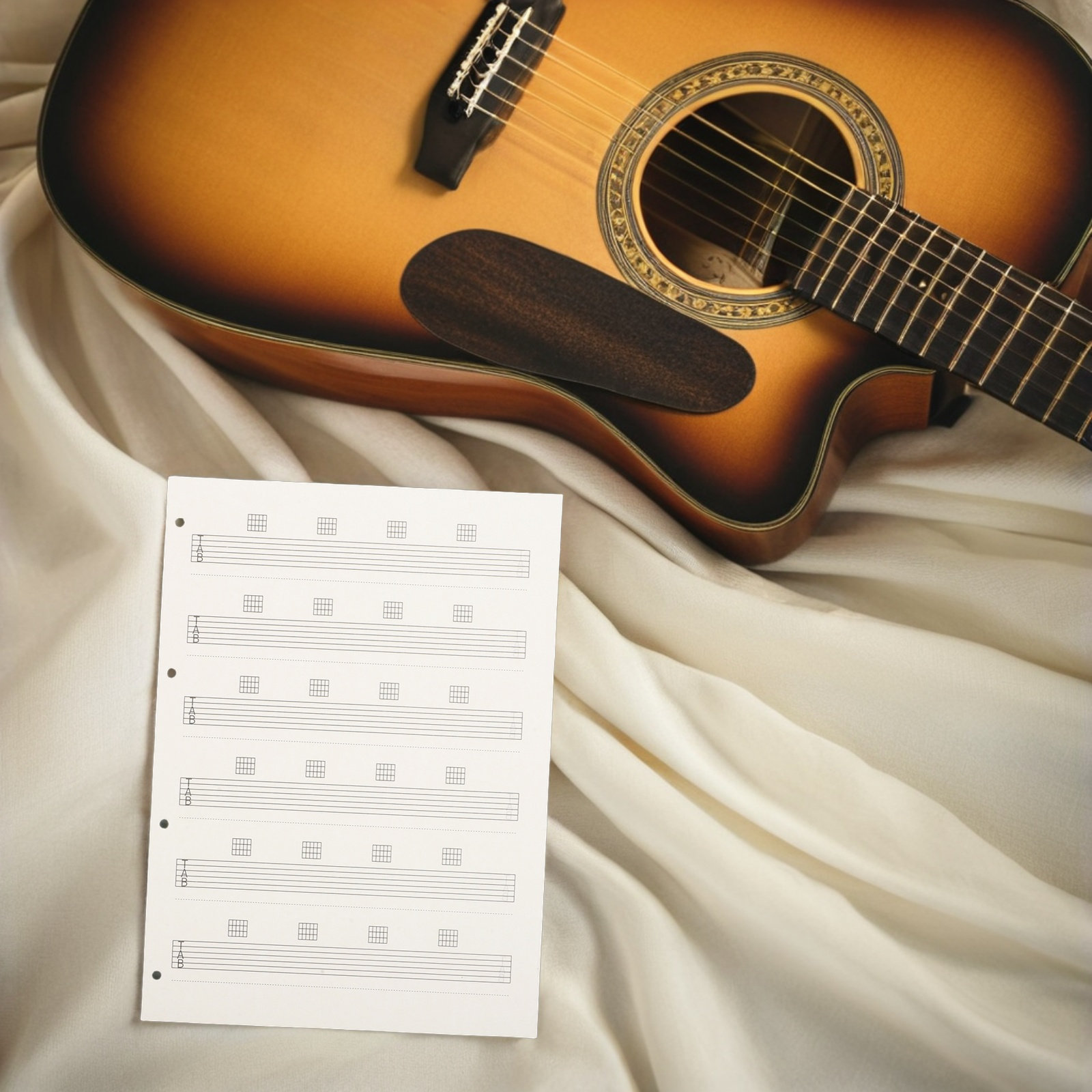 85 Lembar Kertas Tabulatur Git - Blank Sheet Music Notebook ulasan dan harga