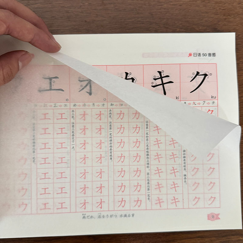 Buku Salin Tulisan Hiragana Ka - Chinese Calligraphy Practice Book ulasan dan harga