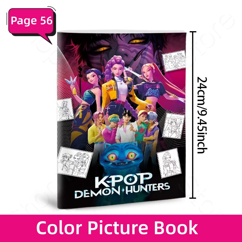 Buku Mewarnai Tema Anime Gilrs - Stationery Books ulasan dan harga